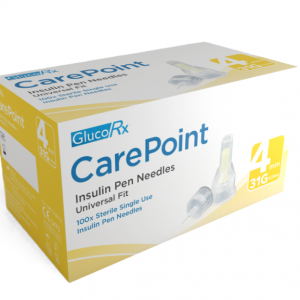 GlucoRx CarePoint 4mm Needles