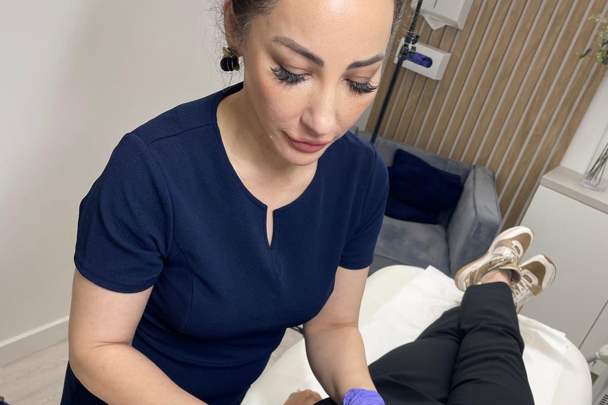 Dermal filler treatment being carried out at our prescriber-led clinic in Bury, serving Manchester