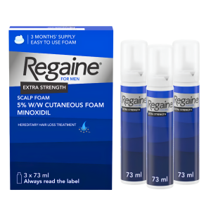 Regaine for Men Extra Strength Scalp Foam 5% w/w Minoxidil - 3 Month Supply – Bury Healthcare Online
